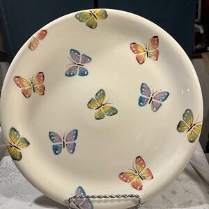 Alia Multicolor Butterfly Ceramic Plate